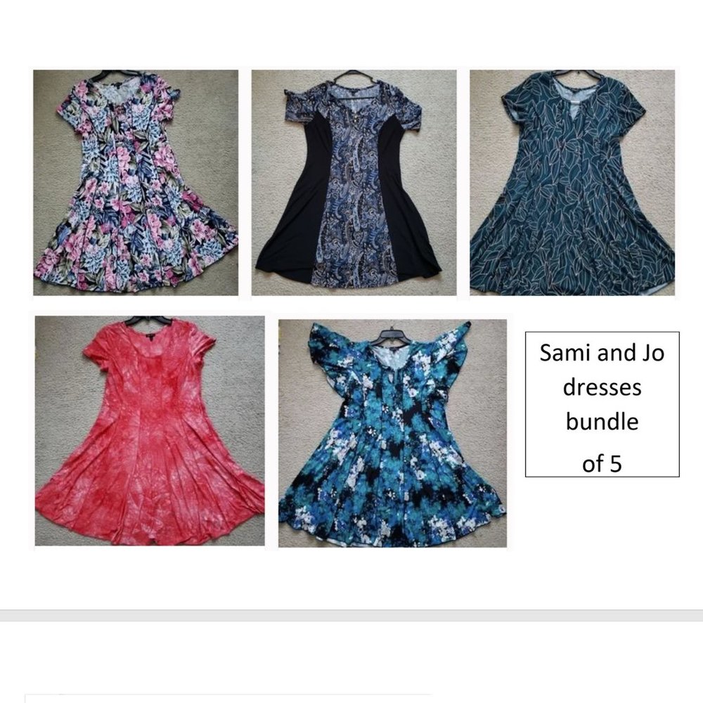Sami and Jo bundle of 5, four XL sizes and one L size,used and NWOT condition